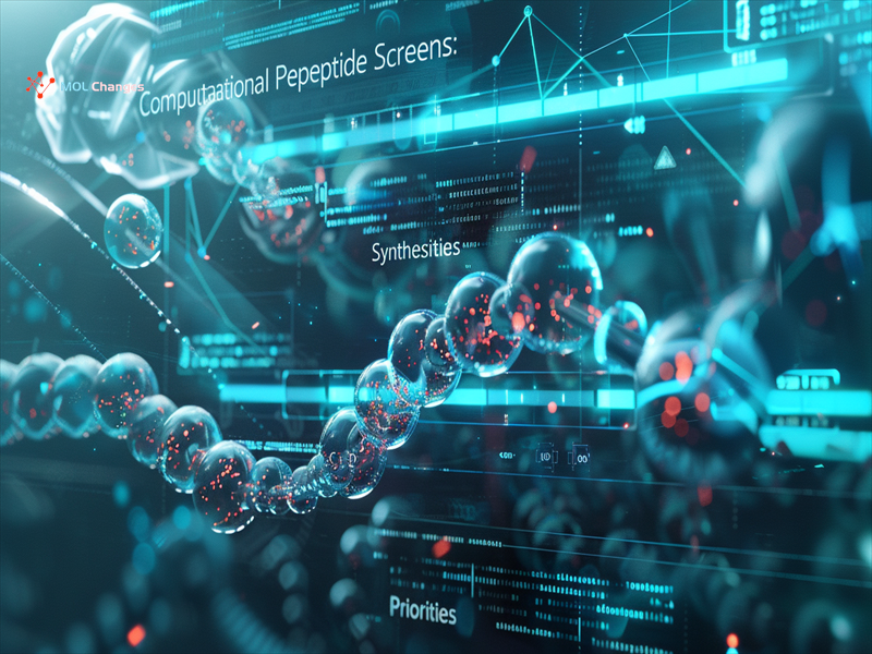 Computational Peptide Screens: Synthesis Priorities